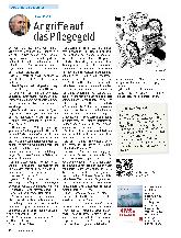 Vorschauseite 1: Angriffe auf das Pflegegeld