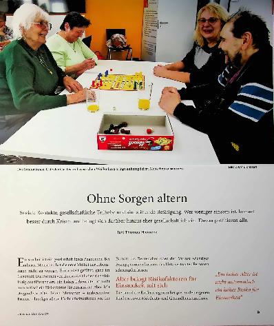 Vorschauseite 1: Ohne Sorgen altern.