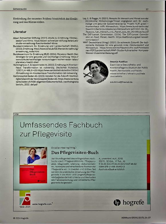 Vorschauseite 4: Weltklima und Ernährung