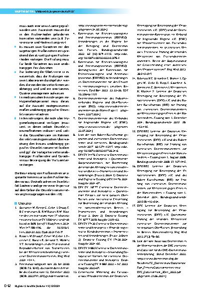 Vorschauseite 5: Wirkbereich „begrenzt viruzid PLUS“ - Auswahl von Desinfektionsmitteln und Anforderungen an die infektionshygienische Überwachung