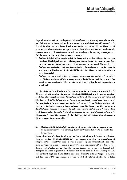 Vorschauseite 3: Die Medienkritikfähigkeit von Kindern und Jugendlichen erforschen. Empirische Zugänge und methodologische Herausforderungen.