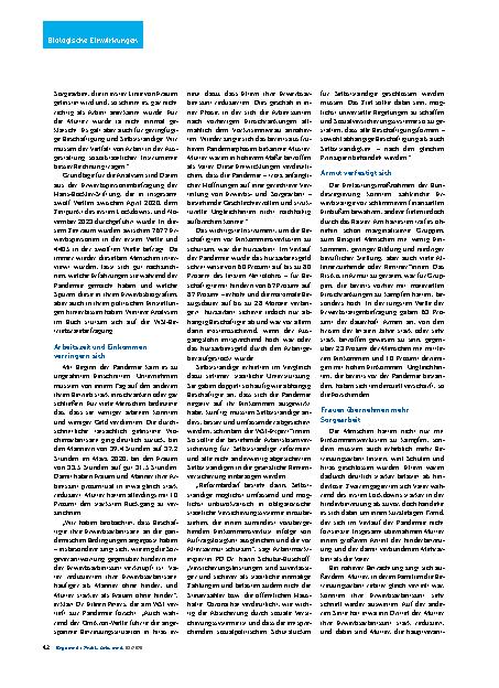 Vorschauseite 2: Schweres Erbe? WSI zieht wissenschaftliche Bilanz nach fünf Jahren Corona
