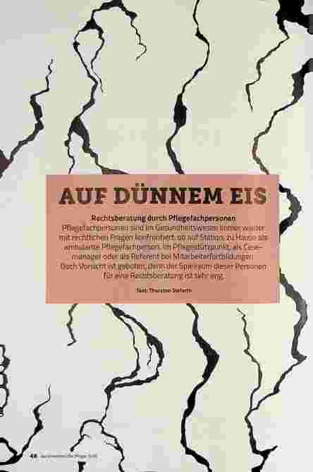 Vorschauseite 1: Corrected: AUF DÜNNEM EIS
