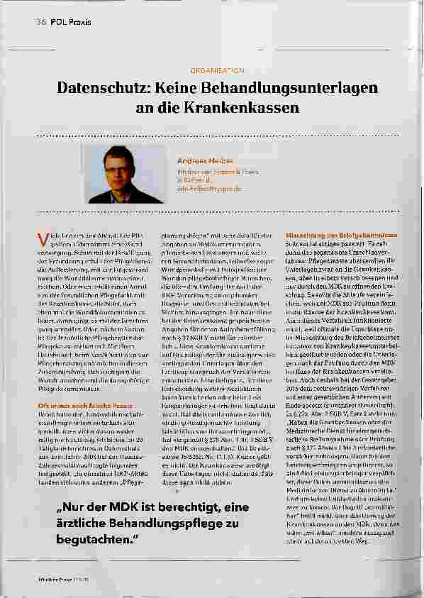 Vorschauseite 1: HEPARIN SCHNELL ODER LANGSAM INJIZIEREN?