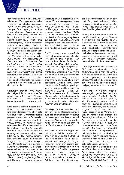 Vorschauseite 3: „Was Angehörigen hilft, muss immer maßgeschneidert sein.“