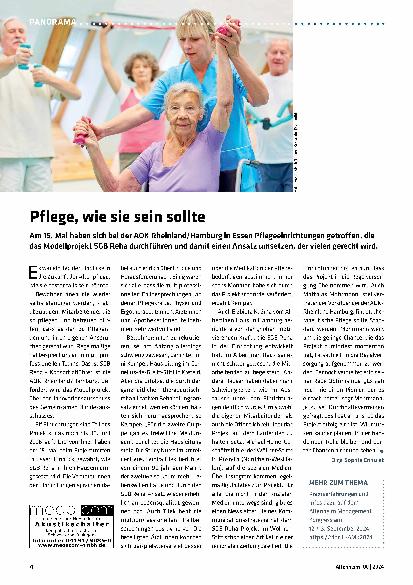 Vorschauseite 1: Pflege, wie sie sein sollte