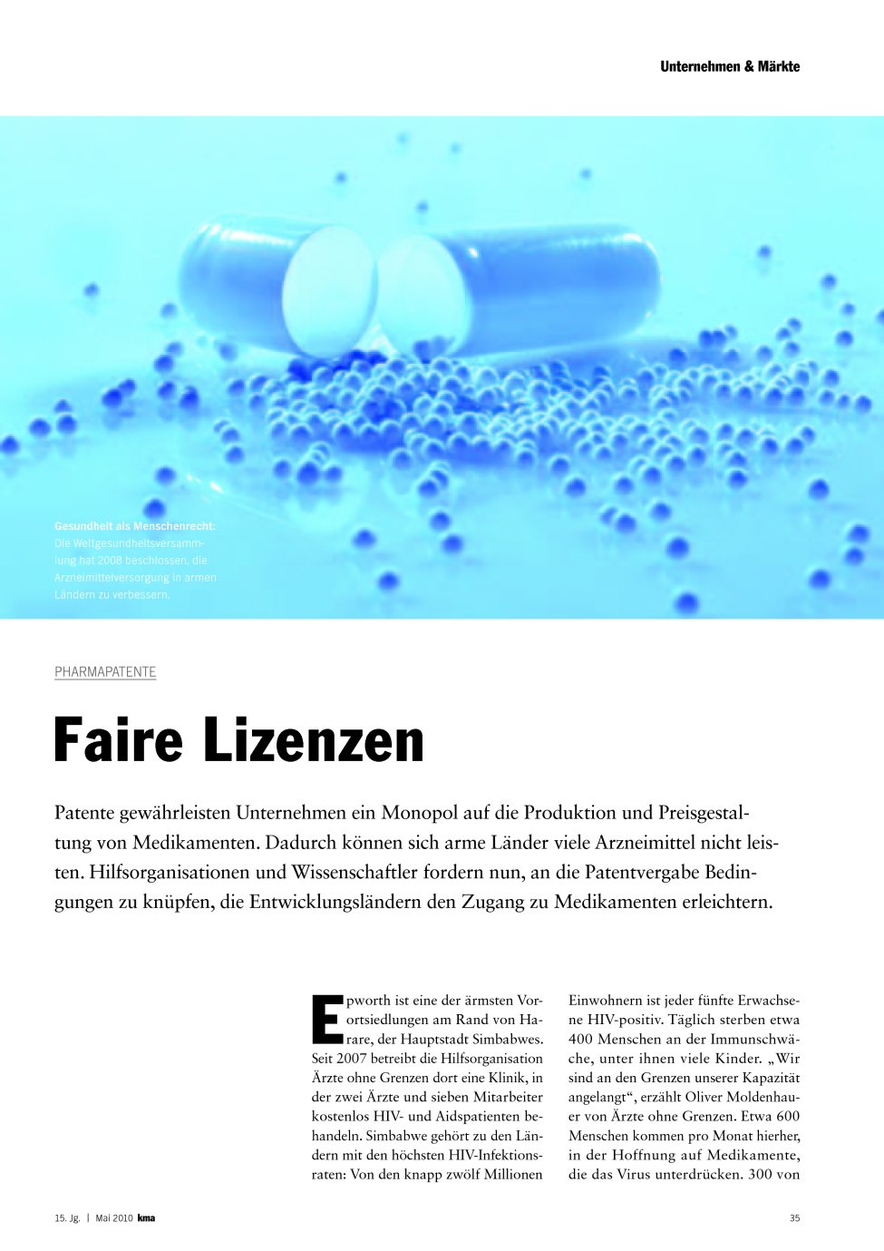 Vorschauseite 1: Faire Lizenzen