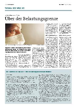 Vorschauseite 1: Über der Belastungsgrenze.