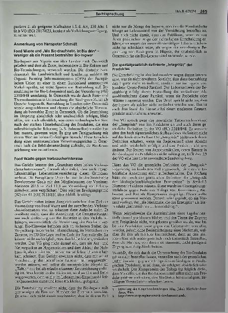 Vorschauseite 6: Vermarktungsverbot wegen Verletzung der Bio-Integrität.