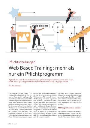 Vorschauseite 1: Pflichtschulungen Web Based Training: mehr als nur ein Pflichtprogramm