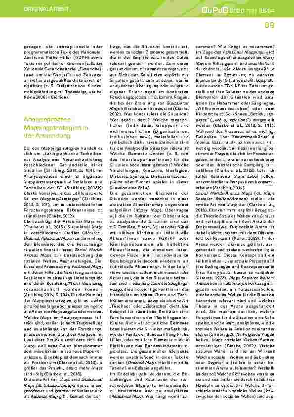 Vorschauseite 4: Die Situationsanalyse als Weiterentwicklung der Grounded Theory. Am Beispiel einer empirischen Untersuchung zur Kinderkrankenpflege in Frühen Hilfen.