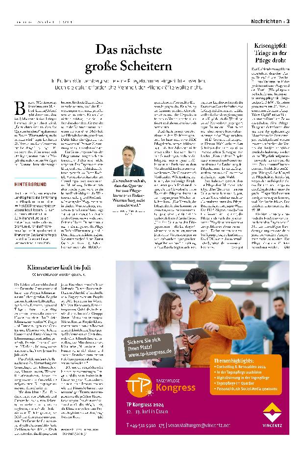 Vorschauseite 1: Das nächste große Scheitern