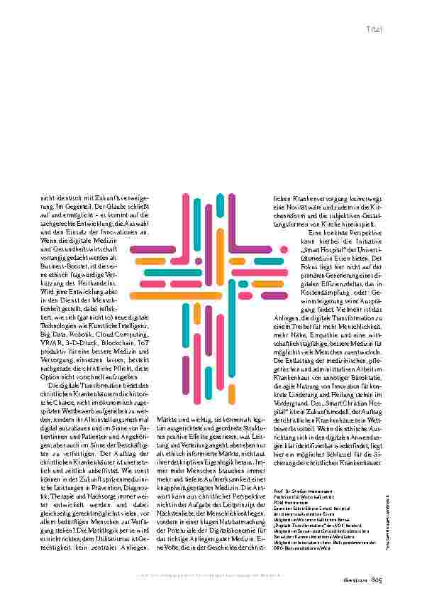 Vorschauseite 2: Digitalisierung im Smart Christian Hospital