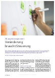 Vorschauseite 1: Change Management Veränderung braucht Steuerung