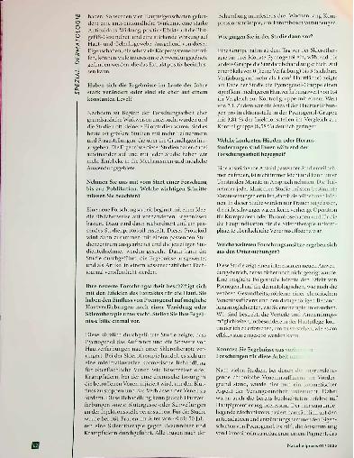 Vorschauseite 2: „Über 450 wissenschaftliche Publikationen“ Die Forschung mit Pycnogenol