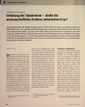 Vorschauseite 1: Tabaksteuermodernisierungsgesetz: Erhöhung der Tabaksteuer - bleibt die wissenschaftliche Evidenz unberücksichtigt?