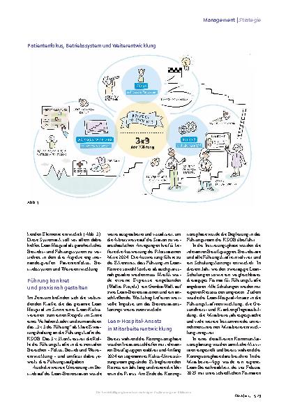 Vorschauseite 4: Lean Management Das Krankenhaus der Zukunft ist Lean