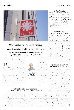 Vorschauseite 1: Verlässliche Absicherung statt wirtschaftlicher Druck