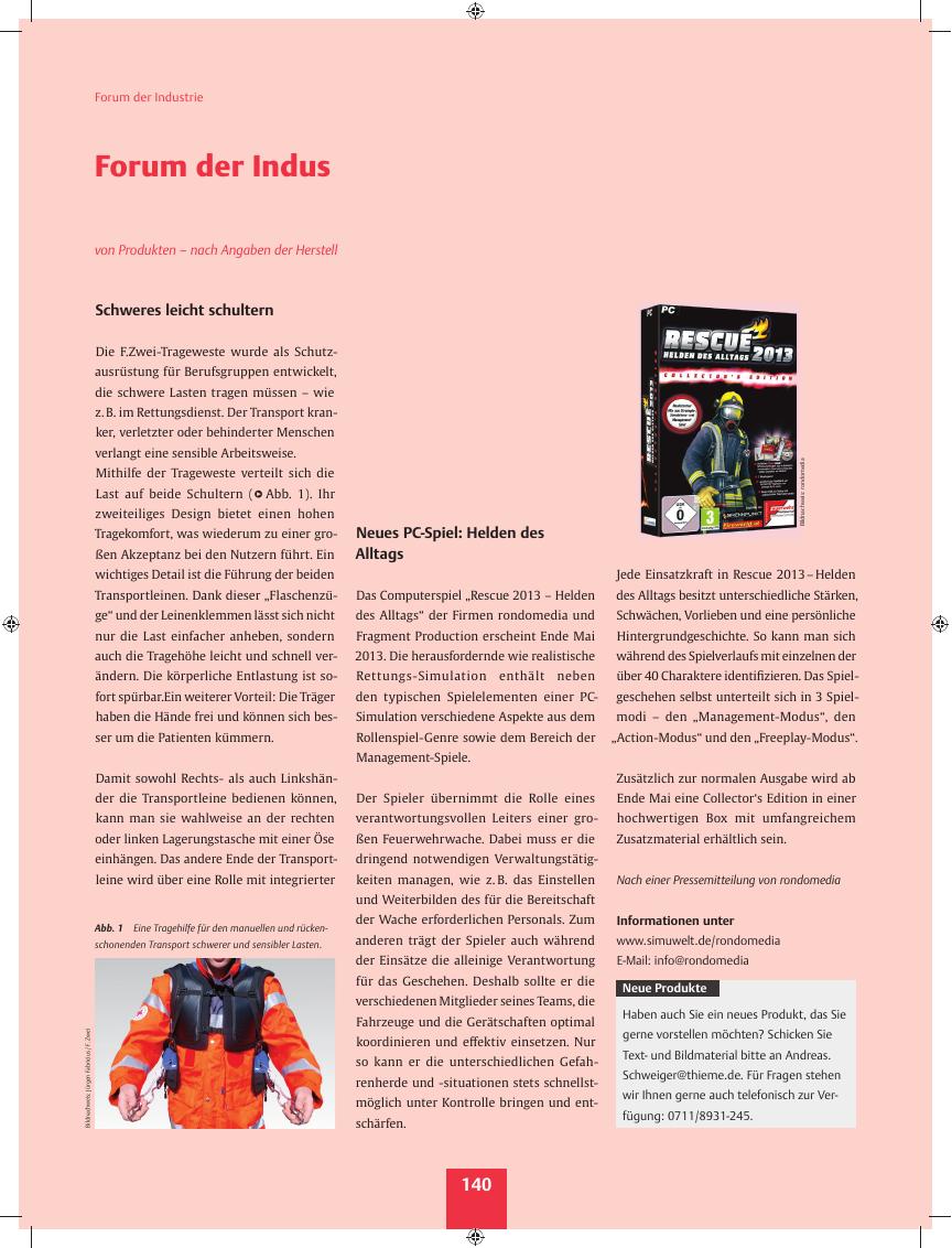 Vorschauseite 1: Neues PC-Spiel: Helden des Alltags