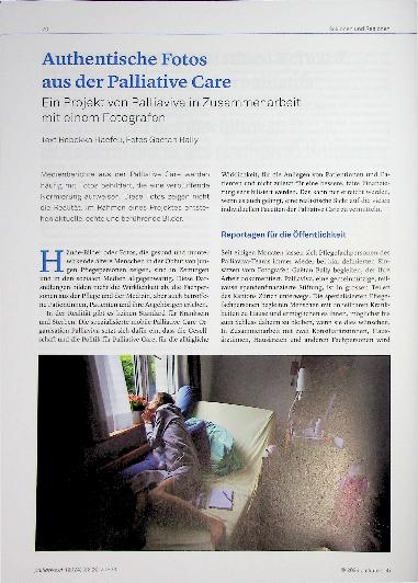 Vorschauseite 1: Authentische Fotos aus der Palliativpflege