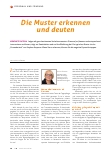 Vorschauseite 1: Die Muster erkennen und deuten.