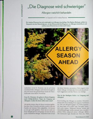 Vorschauseite 1: Die Diagnose wird schwieriger“ Allergien natürlich behandeln