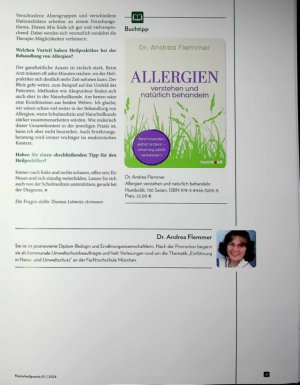 Vorschauseite 4: Die Diagnose wird schwieriger“ Allergien natürlich behandeln