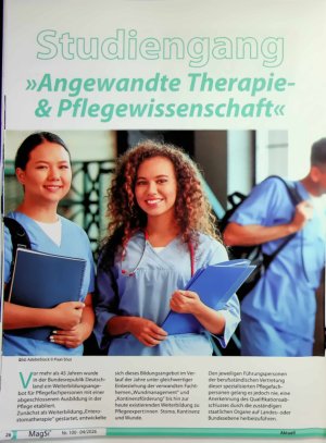 Vorschauseite 1: Studiengang »Angewandte Therapie- & Pflegewissenschaft«