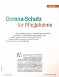 Vorschauseite 2: Corona-Schutz für Pflegeheime