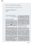 Vorschauseite 1: Gesundheitssorge mit eigener Stimme Unterstützte Entscheidungsfindung