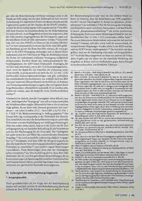 Vorschauseite 5: Das TSVG: Sozialpolitische und verfassungsrechtliche Würdigung