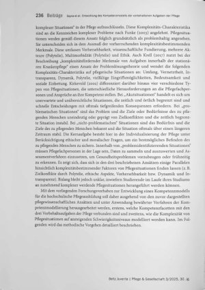 Vorschauseite 5: Entwicklung des Kompetenzmodells der vorbehaltenen Aufgaben der Pflege für die hochschulische Pflegeausbildung (KomVorHoP)