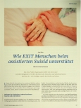 Vorschauseite 1: Wie EXIT Menschen beim assistierten Suizid unterstützt. Blick in die Schweiz