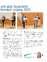 Vorschauseite 2: Berufspolitische Informationen und gute Gespräche auf der therapie Leipzig 2023