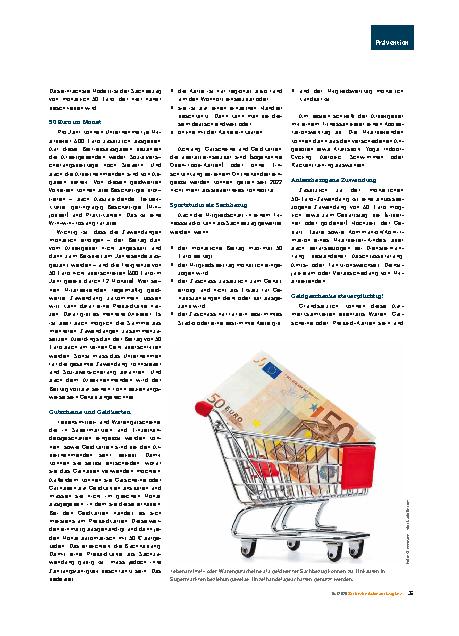 Vorschauseite 2: 50-Euro-Sachbezug Lohnextra für viele Zwecke