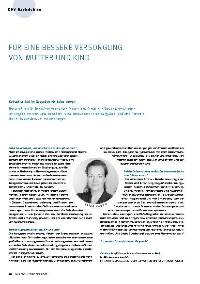 Vorschauseite 1: Für eine bessere versorgung von Mutter und Kind