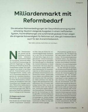 Vorschauseite 2: Milliardenmarkt mit Reformbedarf