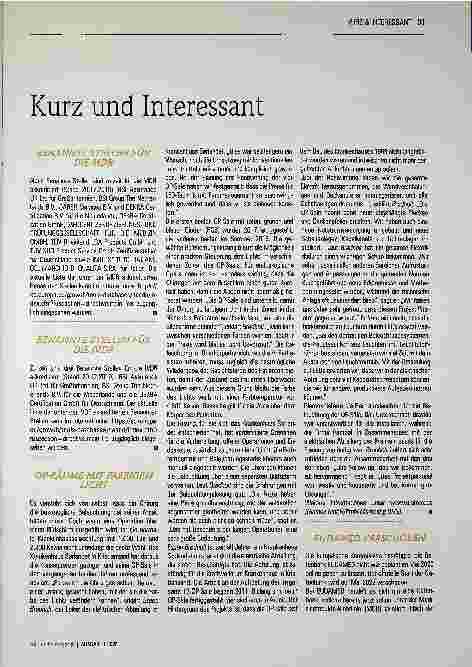 Vorschauseite 1: Kurz und interessant