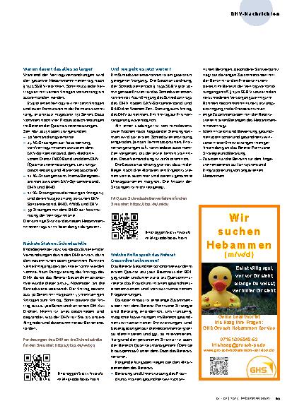 Vorschauseite 3: Hebammen als Wirtschaftsexpertise
