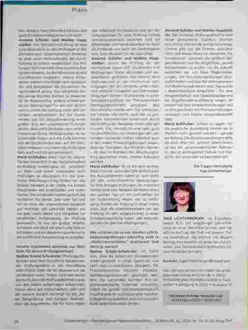 Vorschauseite 4: Praktisch prüfen geht auch anders! Standardisierte Patientensimulation