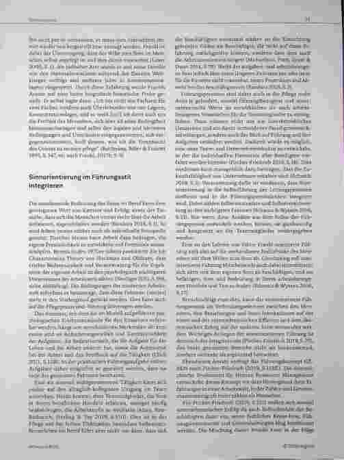 Vorschauseite 3: Sinnorientiert pflegen und führen
