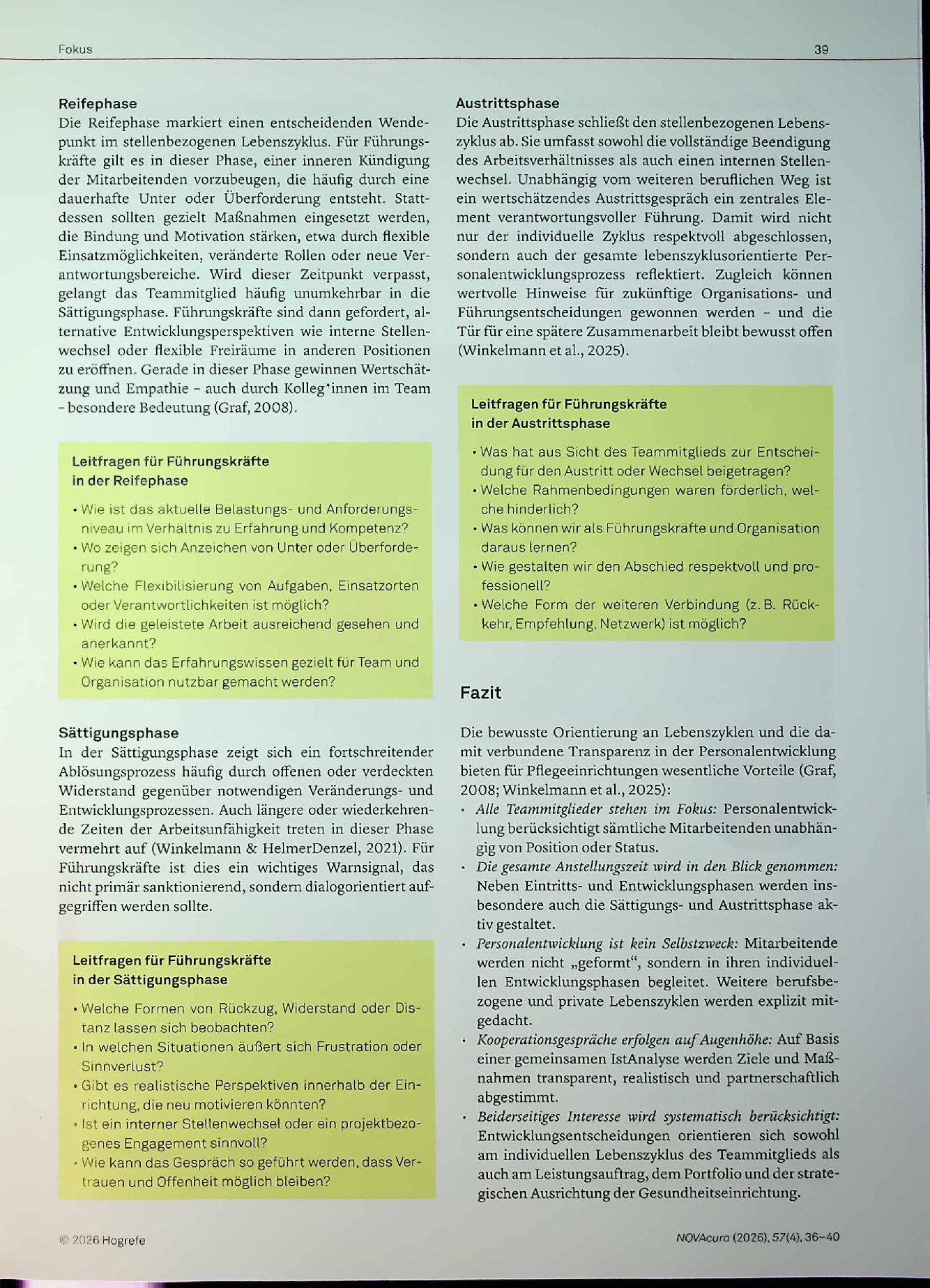 Vorschauseite 4: Lebenszyklusorientierte Personalentwicklung