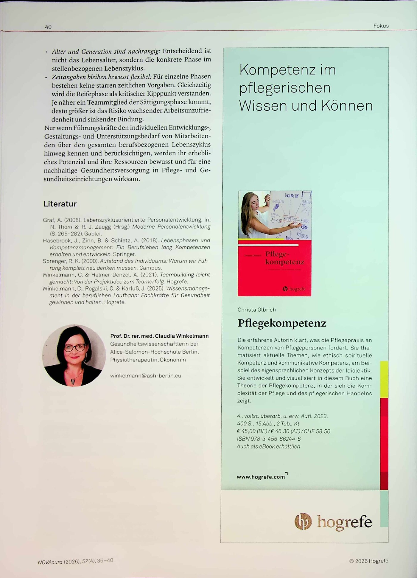 Vorschauseite 5: Lebenszyklusorientierte Personalentwicklung
