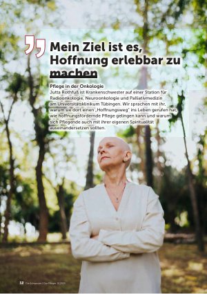 Vorschauseite 1: Mein Ziel ist es, Hoffnung erlebbar zu machenmachen