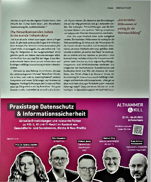 Vorschauseite 2: "Der Weg der Integration ist ein Langstreckenlauf."