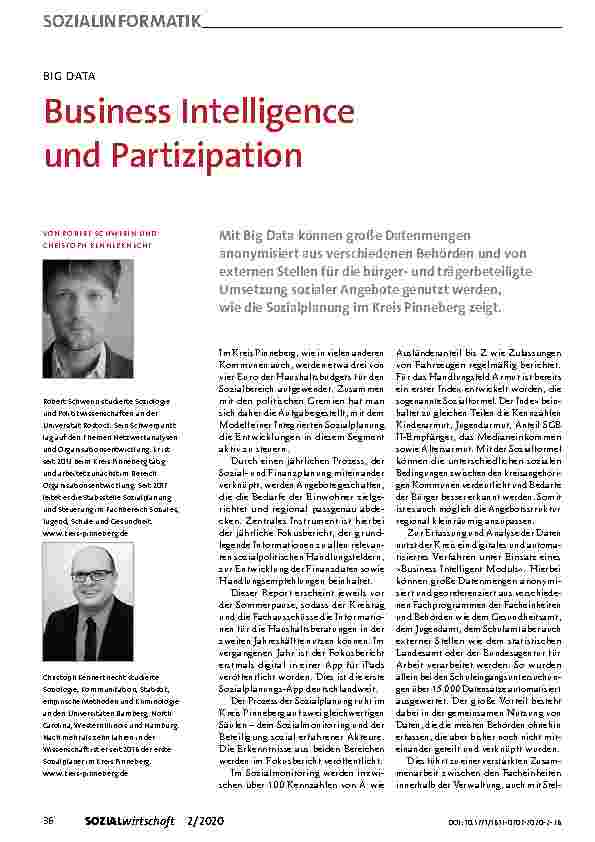 Vorschauseite 1: Business Intelligence und Partizipation