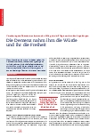 Vorschauseite 1: Die Demenz nahm ihm die Würde und ihr die Freiheit. Verschwiegene Themen erschweren den Alltag bei der Pflege von kranken Angehörigen.