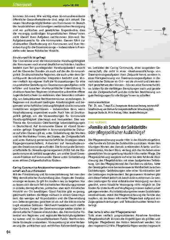 Vorschauseite 2: Kommunale Sorge