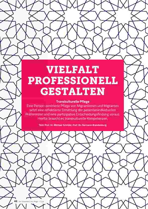 Vorschauseite 1: VIELFALT PROFESSIONELL GESTALTEN