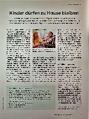 Vorschauseite 1: Kinder dürfen zu Hause bleiben.